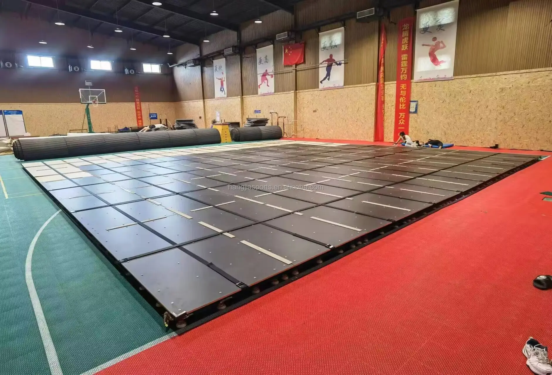 Competition Type 14m*14m Rhythmic Gymnastics Rhythmic Carpet With