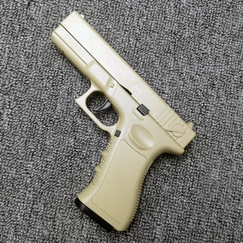 barato realista brinquedo arma plástico nerfs pistola glock shell