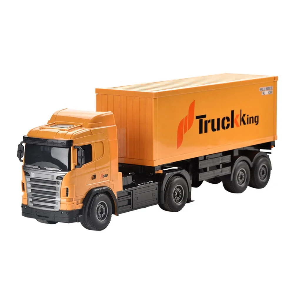 petrol rc lorry and trailer