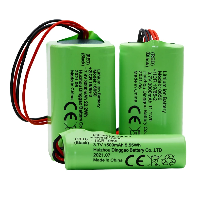 Freesample 2S3P Battery Pack Lithium Ion Batteries Battery Bank