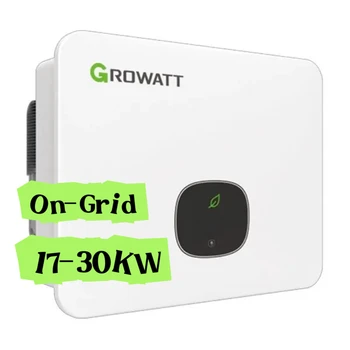 Growatt On-Grid Solar Inverter MID20-30KTL3-X2 20KW/25KW/30KW Three-Phase 30kwh Lithium Battery with WiFi Connectivity