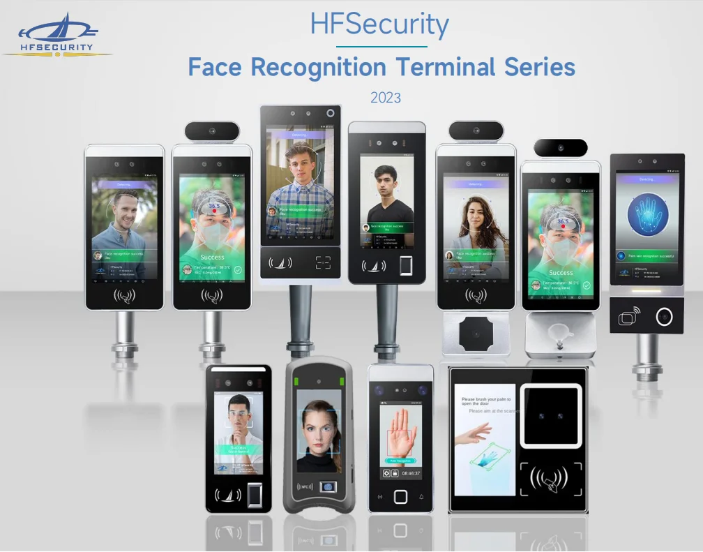 Hfsecurity Fr05 Face Fingerprint Card Time Attendance Gym Access ...