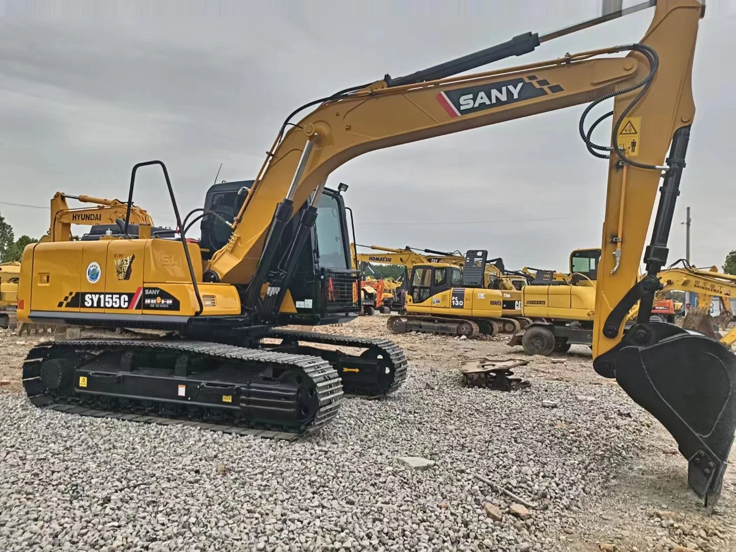 Sany Used Excavator Sy155 Is 90 New,A Famous Chinese Brand,With