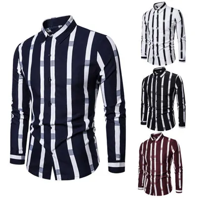 New Arrival Men Shirt Slim Fit Wide 