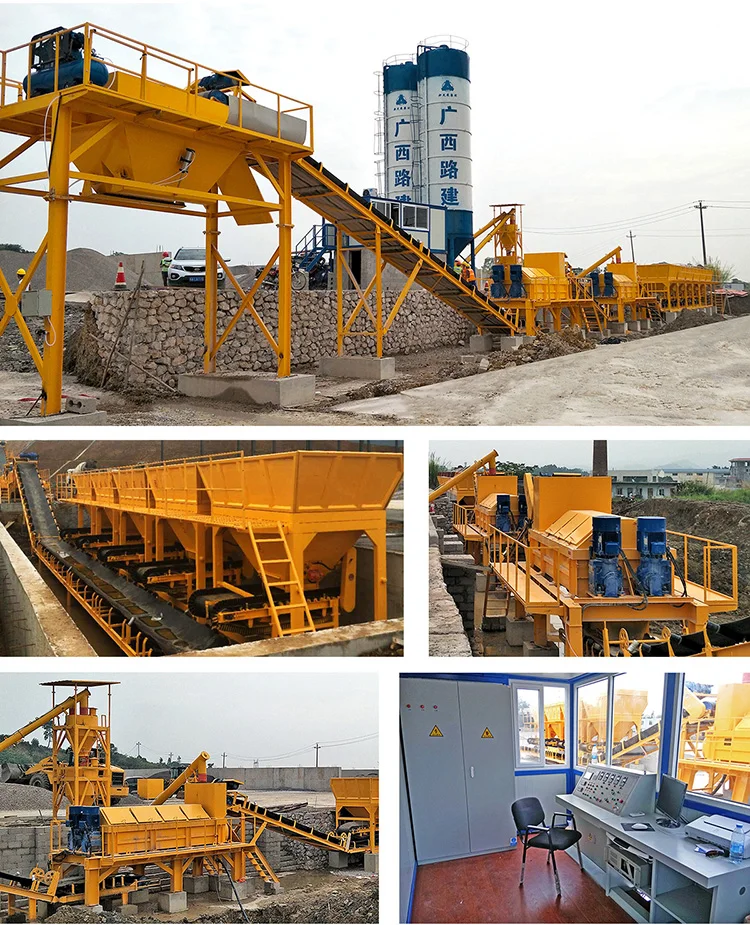 Wbs Continuous Subbase Soil Mixing Plant Stabilized Soil Batching Facilities Soil Mixing Machine