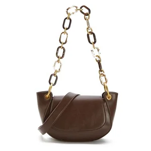 Custom Fashion Ladies Purse Handbags High Quality Saddle Crossbody Bag Trendy Chain Women Shoulder Bags