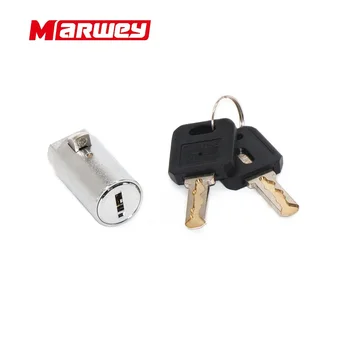 Zinc Alloy Cabinet Safety Box And Locker Tumbler Pin Key Cylinder Lock