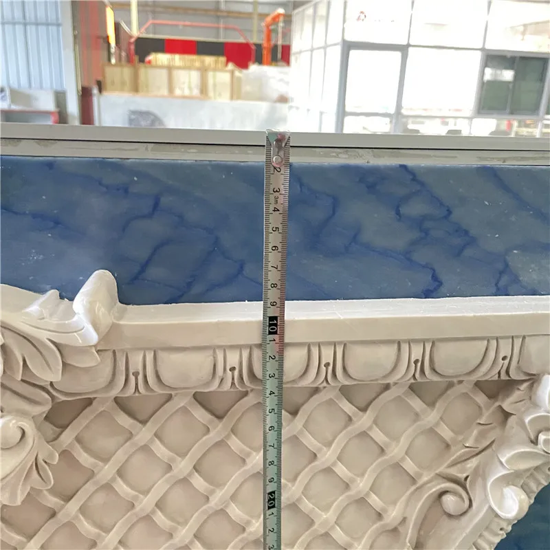 Piastrella con finitura reale levigata, piastrelle da pavimento testurizzate, piastrelle da parete in marmo beige Ultraman, marmo