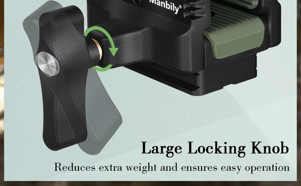 Manbily U-7 Lightweight Shooting Rest Head for Outdoor Practice