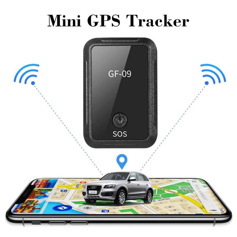 Gf09 Mini Car Tracker Microchip Gps Real Time Tracking Locator Device