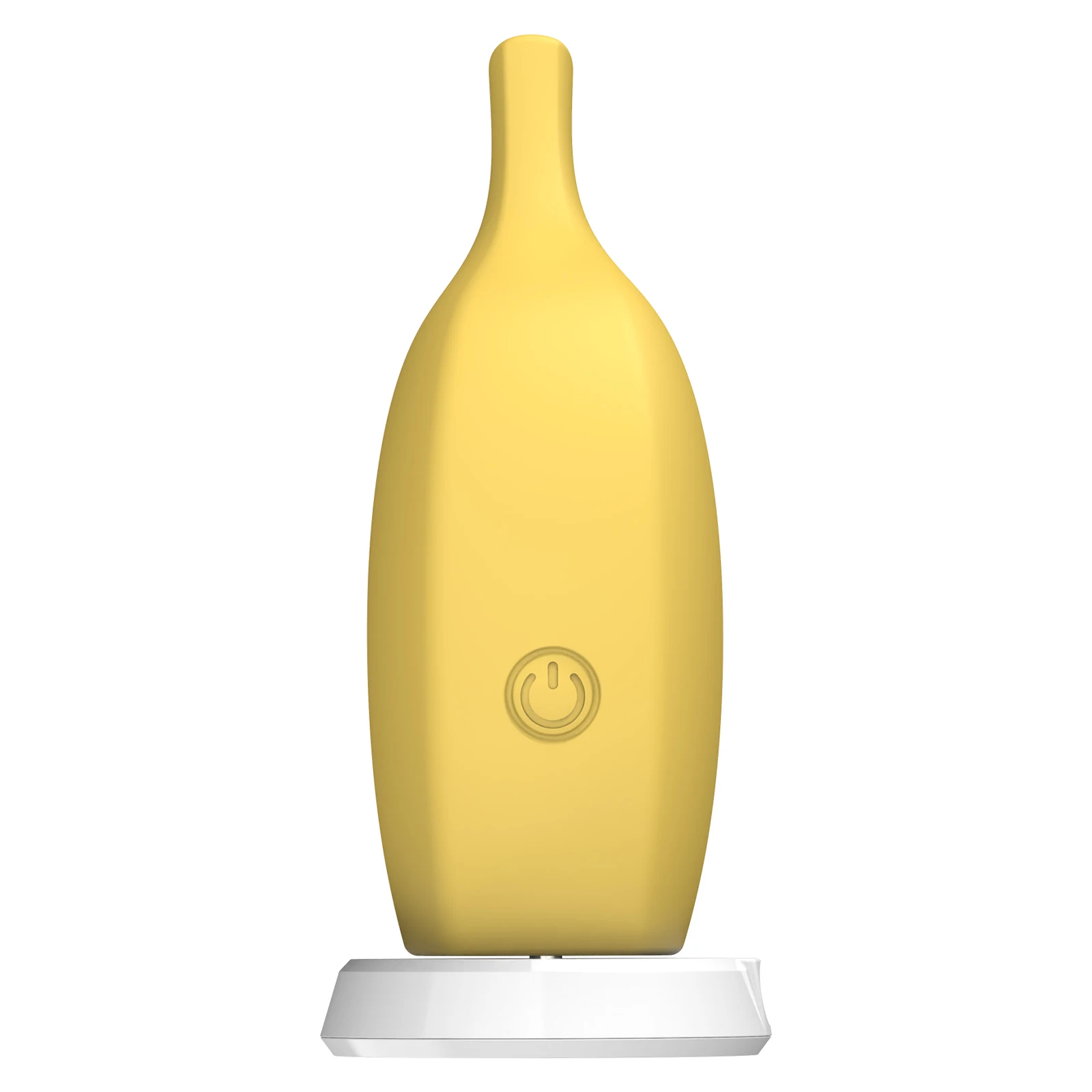 Magnetisch aufladbares Sexspielzeug für Erwachsene, 10 Frequenzen, gelbe bananenförmige Liebes-Ei-Vibrator-Frucht für Vibrationsvibrator_voghion.com