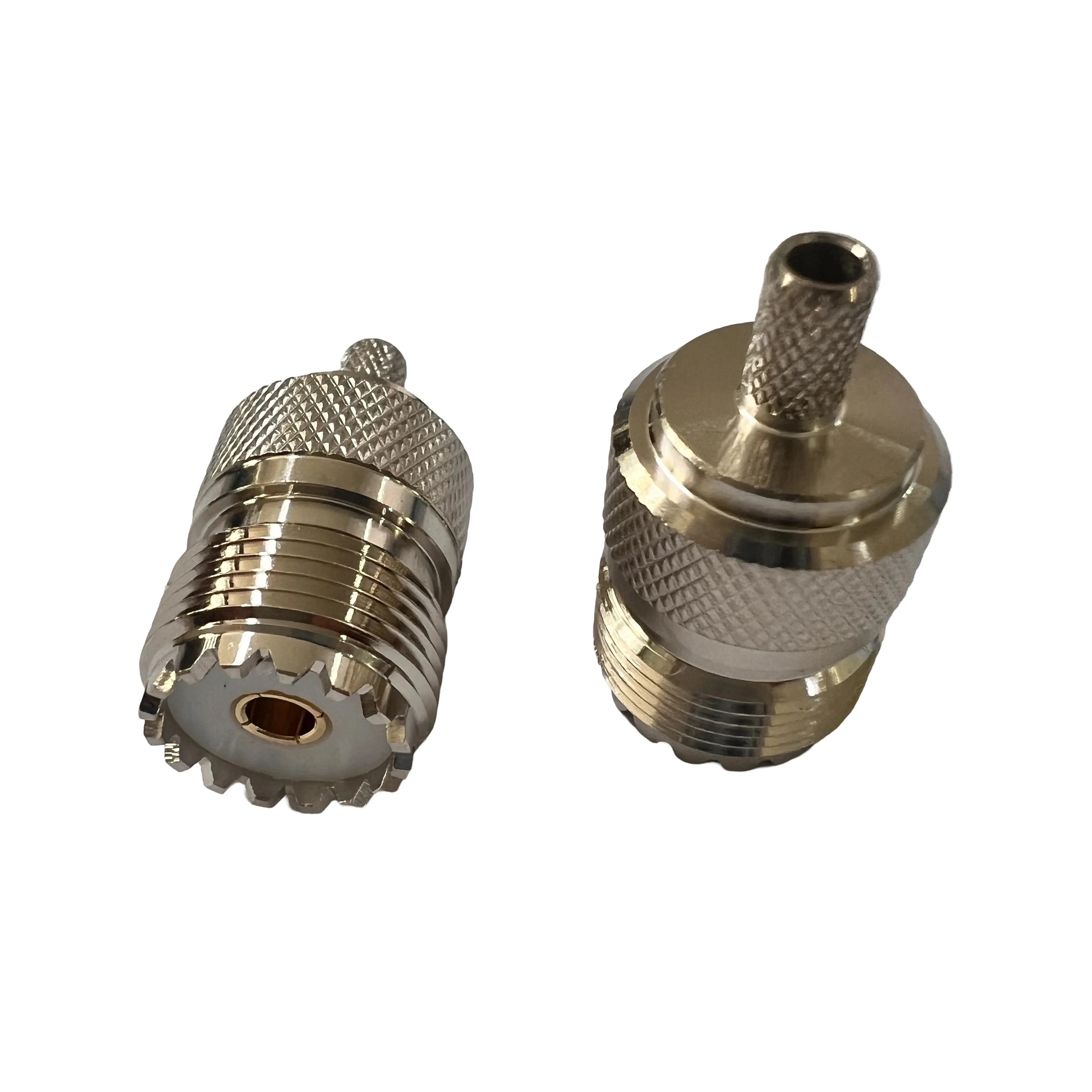 UHF-C-K3 커넥터 RF 암 UHF 커넥터, RG58 및 RG142 통신 케이블용, UHF RG58 동축 커넥터