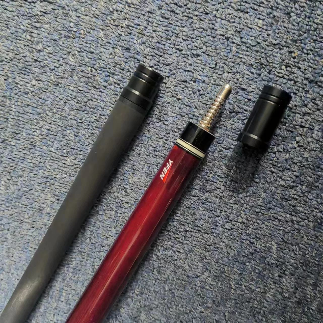 Yfen M10 Pool Cue - Premium Carbon Fiber & White Leather