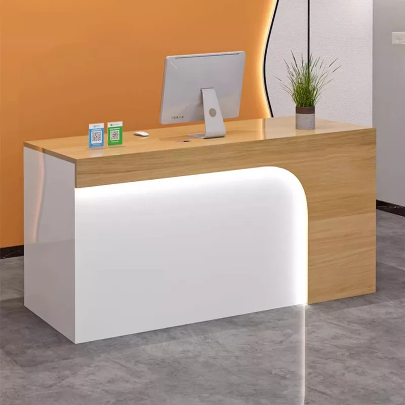 Flyttbar Receptionsdisk Standard Size Office Front Reception Desk Table Modern Reception Desk ...