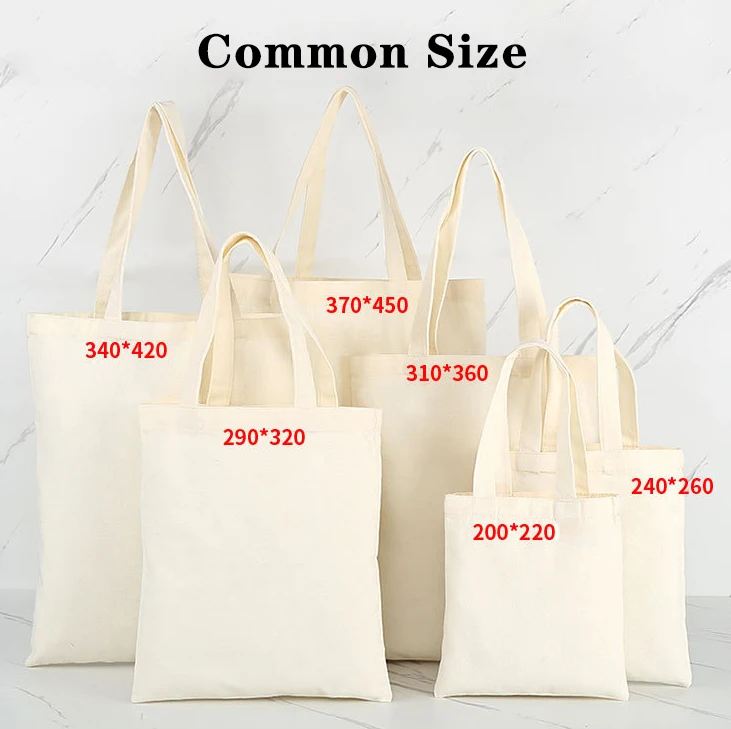 Ladies Mens Sublimation Bag Coloured 100 Polyester Cotton Canvas Blank