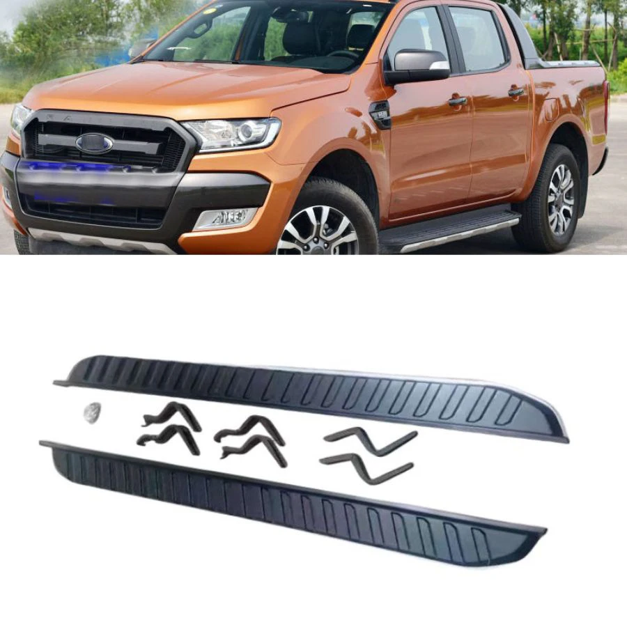 Side Step Running Boards for Ford Ranger 2012 - 2023 Auto SUV Accessories Body Parts Foot Step Pedal
