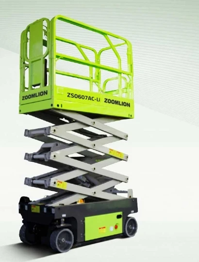 Plataforma Elevatória Telescópica ZS0607AC-Li 7m - Nova com Garantia