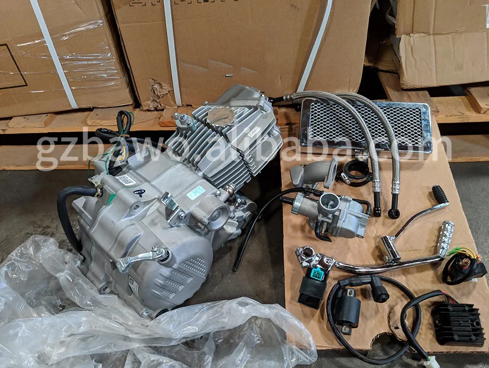 Zongshen 190cc Motorcycle Engine - Complete 4-Stroke Assembly