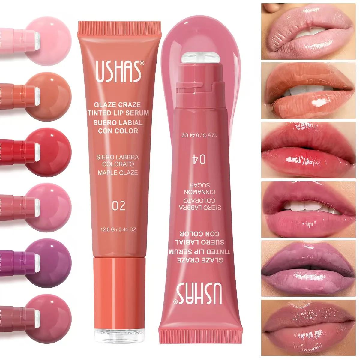 Private Label Custom Logo Luxury Long Lasting Liquid Lipstick & Lip Gloss Tint Oil Waterproof Wholesale Beauty Products Women