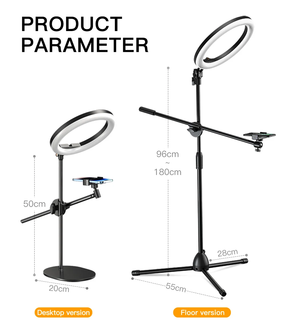 Led Ring Light Stand Live Tok Ring Lights Portable Audio,Video