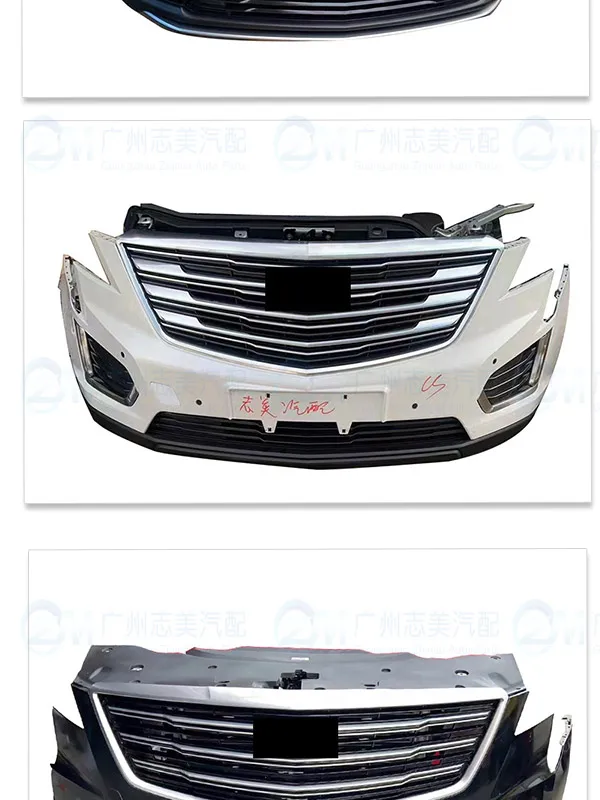 Series for Cadillac front bumper front car bumper plate LED headlight assembly Exterior Accessories Other Auto Parts