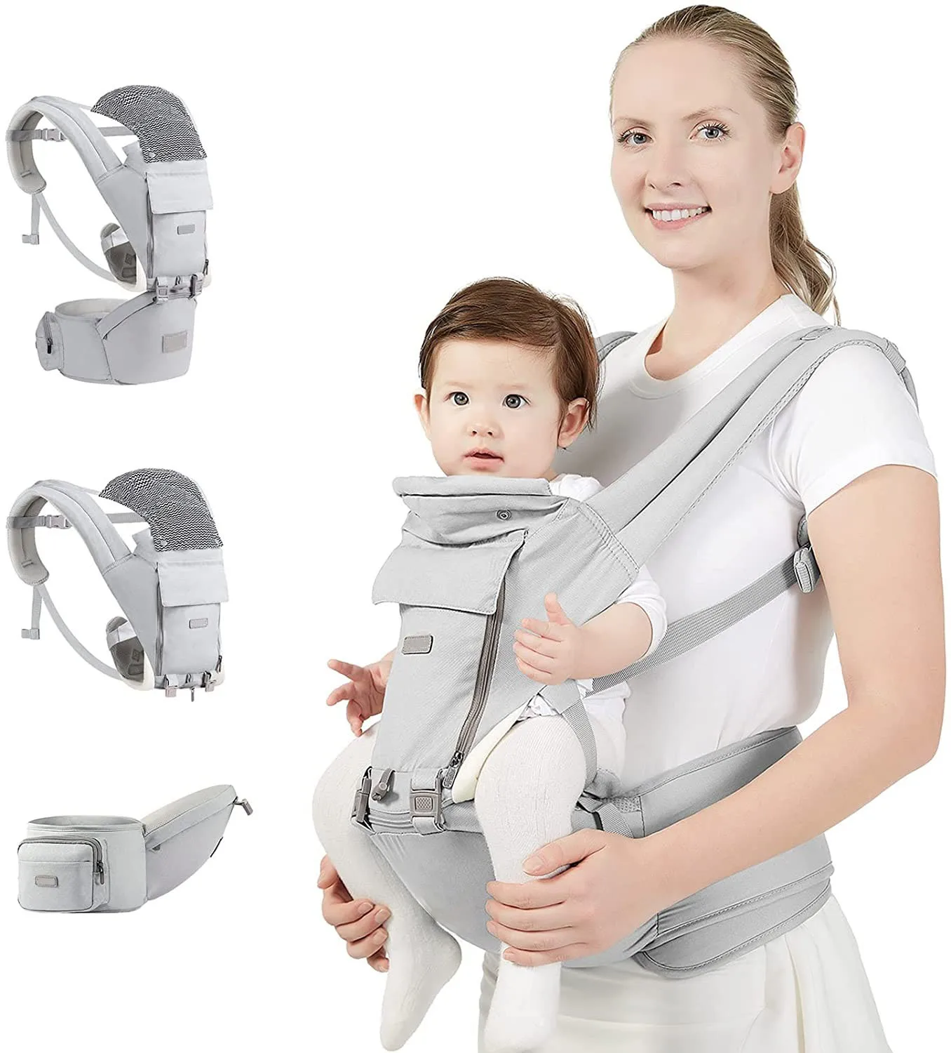 Best Sell Product Ergonomic Organic Microfiber Baby Carrier Lumbar