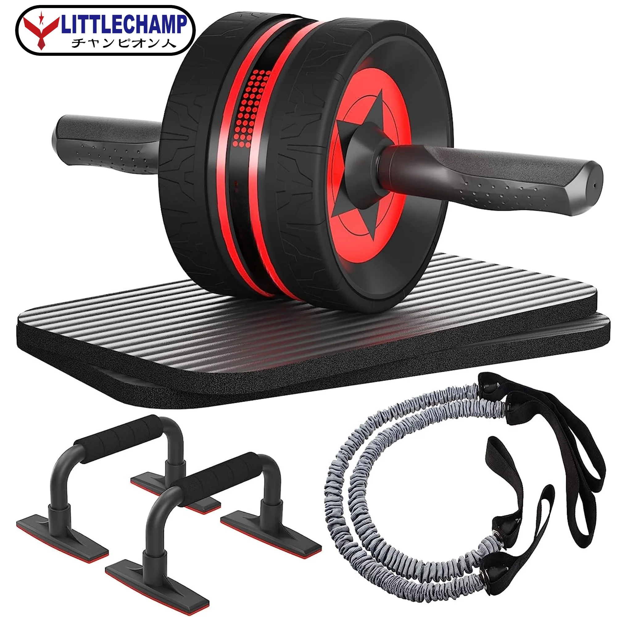 Ab Rollers Wheel Kit,Exercise Wheel Core Strength Training Abdominal ...