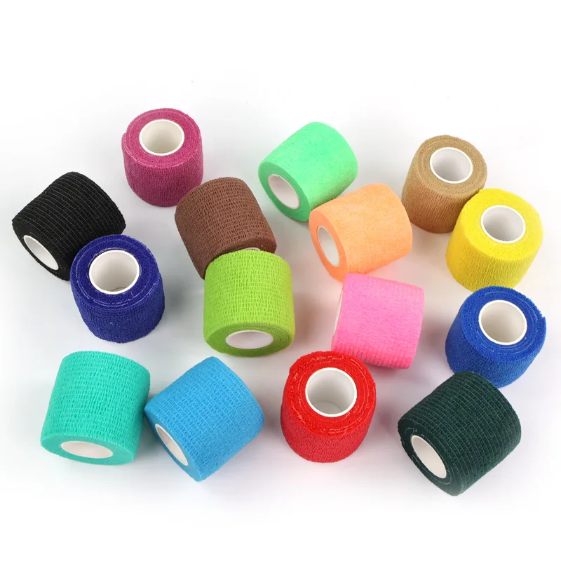 Нетканая лента гибкие марлевые повязки самоклеящаяся эластичная 5 см когезионная повязка