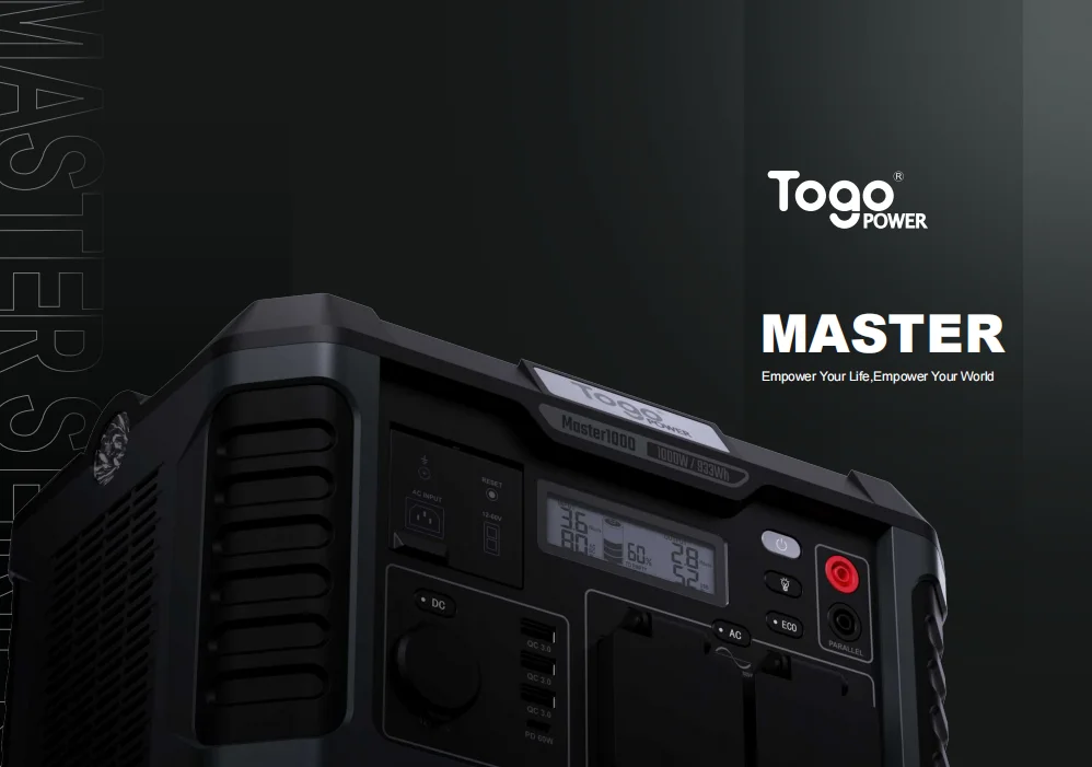 TogoPOWER Master 2200 Portable Power Station with UPS (2200W, 1944Wh  Battery)