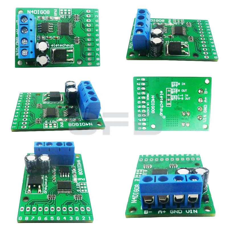 N4DIG08 8-Channel RS485 Controller Module for Industrial Systems