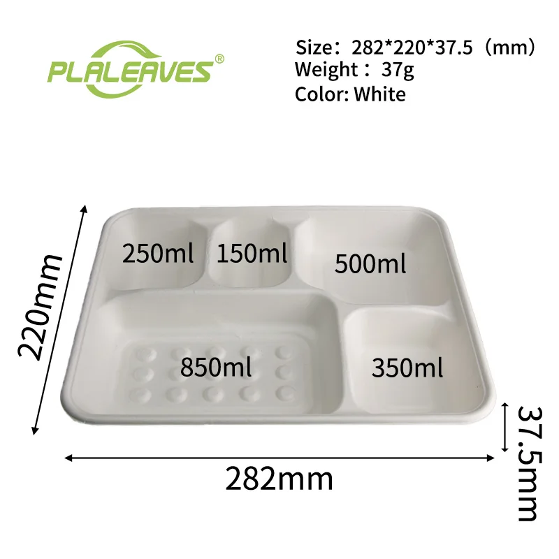 Wholesale Biodegradable 3 Compartment Sugarcane Bagasse Takeaway ...