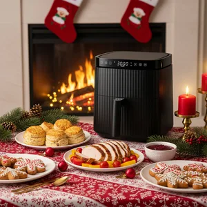 Customizable Modern Smart Air Fryer Oven 5L 6L 8L Digital Display Rapid Air Circulation Electric with Touch Design Aerogrill