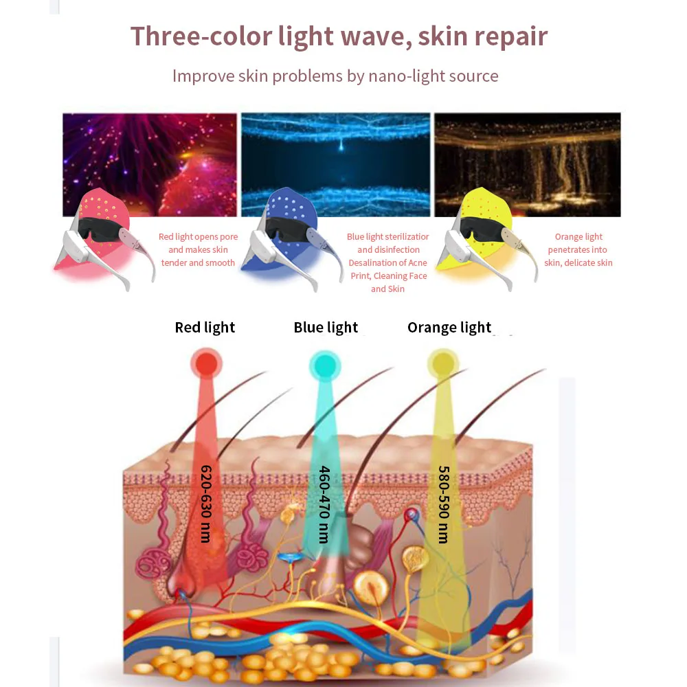 Photobiomodulation Therapy Led Face Light Therapy Machine Red Light ...