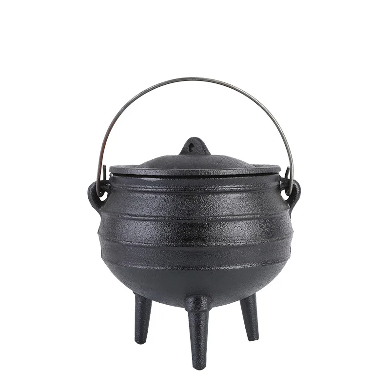 3 Legs Cast Iron South Africa Potjie Pot 6 Liter Outdoor Cast-iron Soup ...