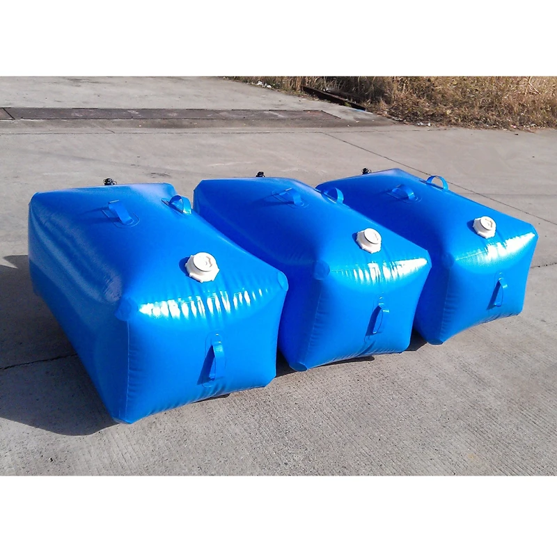 Factory Cheap Automatic Rectangular Shape PVC Tarpaulin Collapsible Portable Water Storage Tank Rain Water Tanks Outdoor