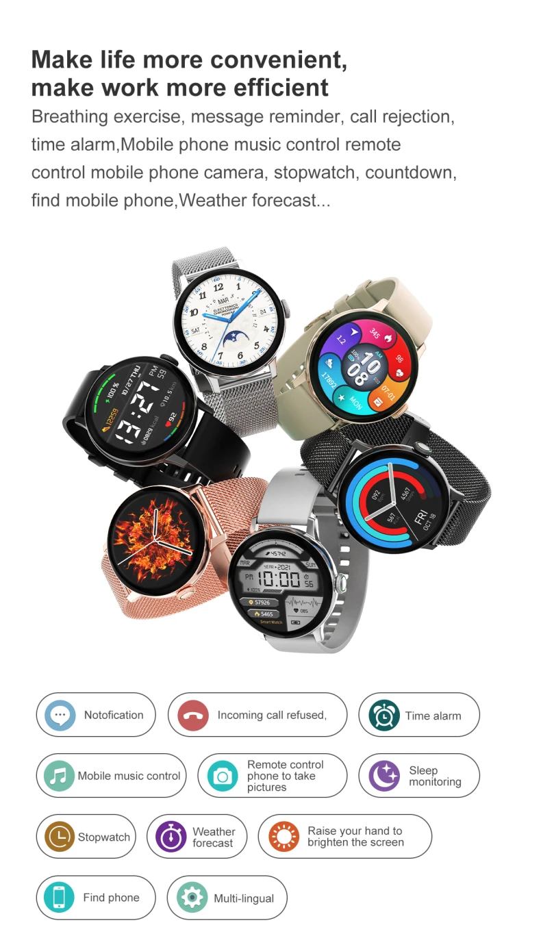 Rotary Button Smartwatch BT Call Heart Rate 1.19Inch 390*390 Screen Waterproof Smart Watch DT2 (17).jpg