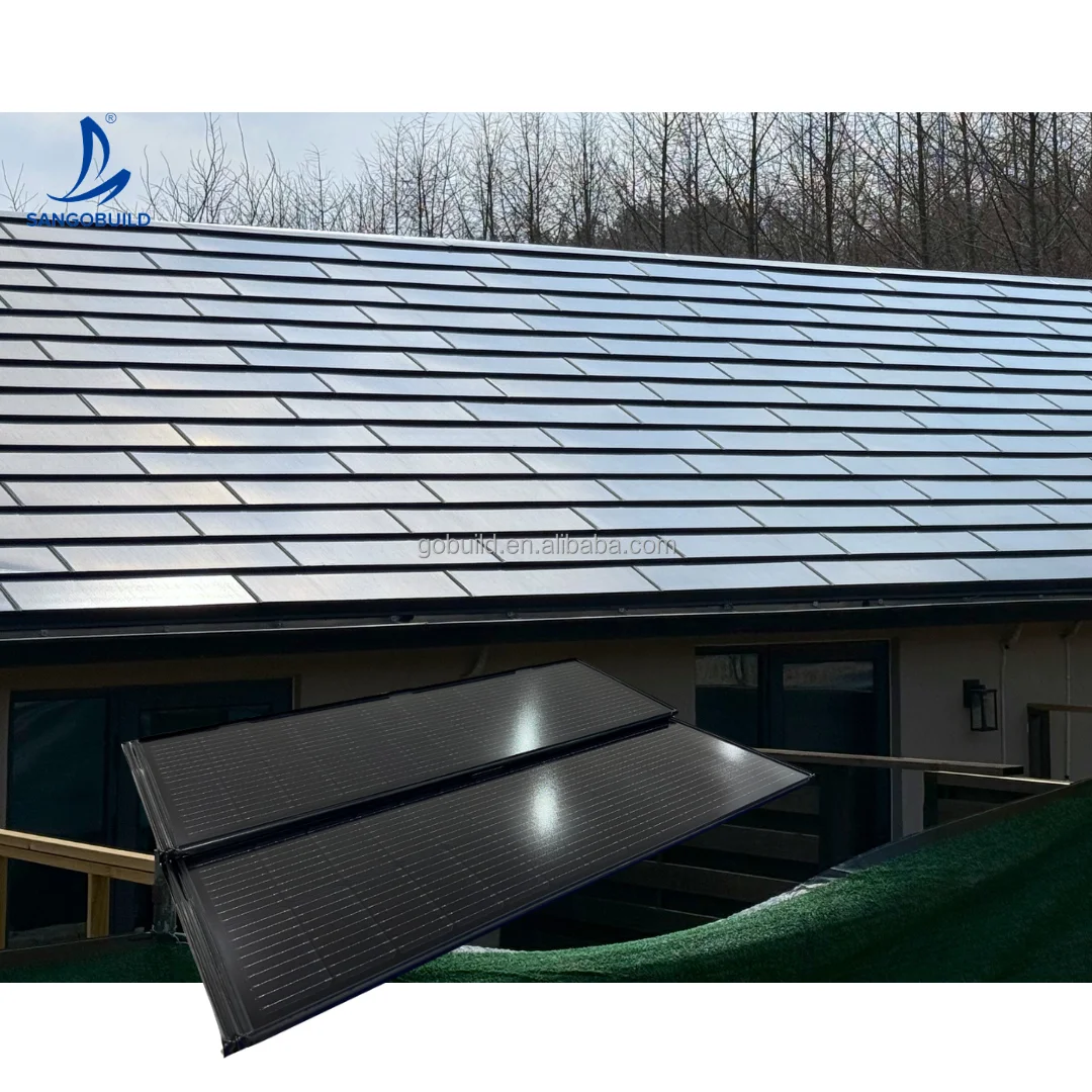 Solar Tile Structural BIPV Green Energy Building Solar Panel Solar Tiles Roof Rust Protection ...