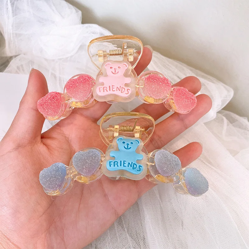 Cute Pink Claw Clips - Hot Sale Lovely Peach Heart Love  display picture 1