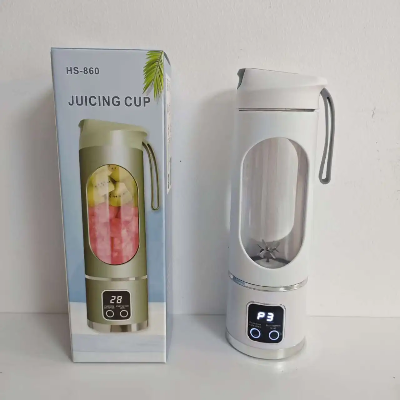 Hot Sale Custom Logo Wireless USB Rechargeable Portable Mini Blender Smoothie Juicer Cup Mixer for On-the-Go Outdoor Daily Use
