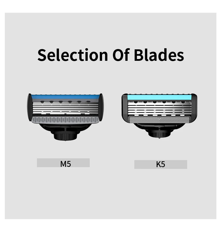 Target 5 Blade Razor 5 Blade Shaving Razor - Durable Stainless Steel Cartridges