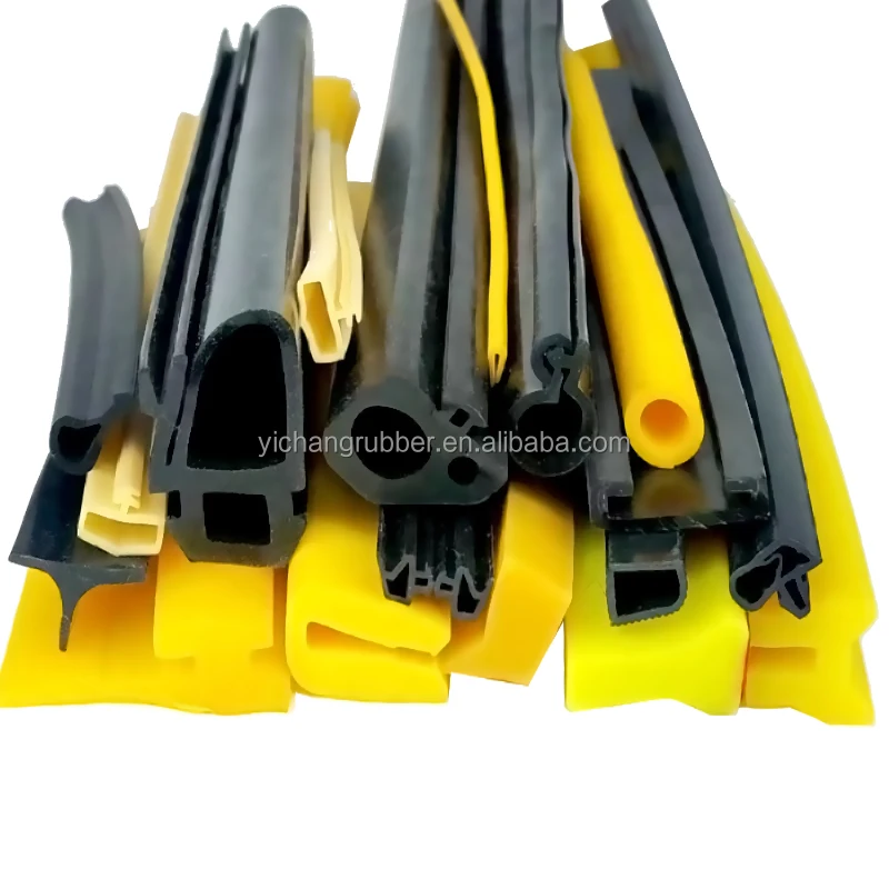 Industrial Profile Sealing Silicone Strip  Steam Room Oven Door and Window High Temperature Resistant Rubber Strip