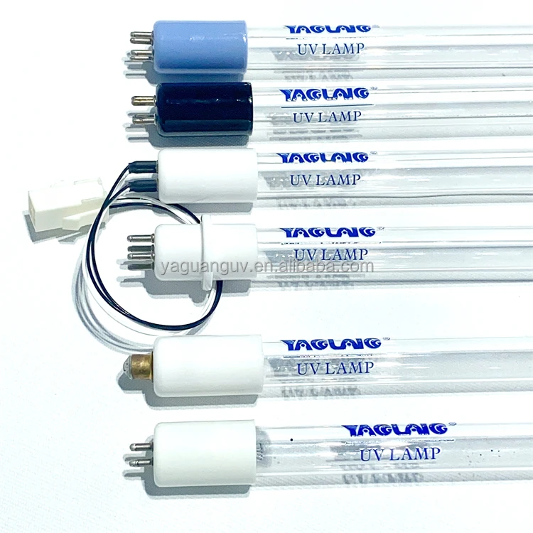 41 Вт 2 контакта на обоих кончиках УФ ультрафиолетовая лампа 254nm дезинфицирующее освещение кварцевого стекла
