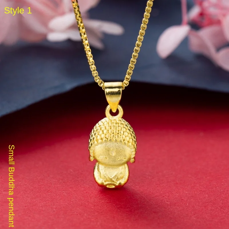 Vietnam Placer Gold Rose Pendant For 