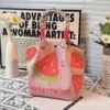 Hkb9292 sweet pink watermelon-ring buckle bag
