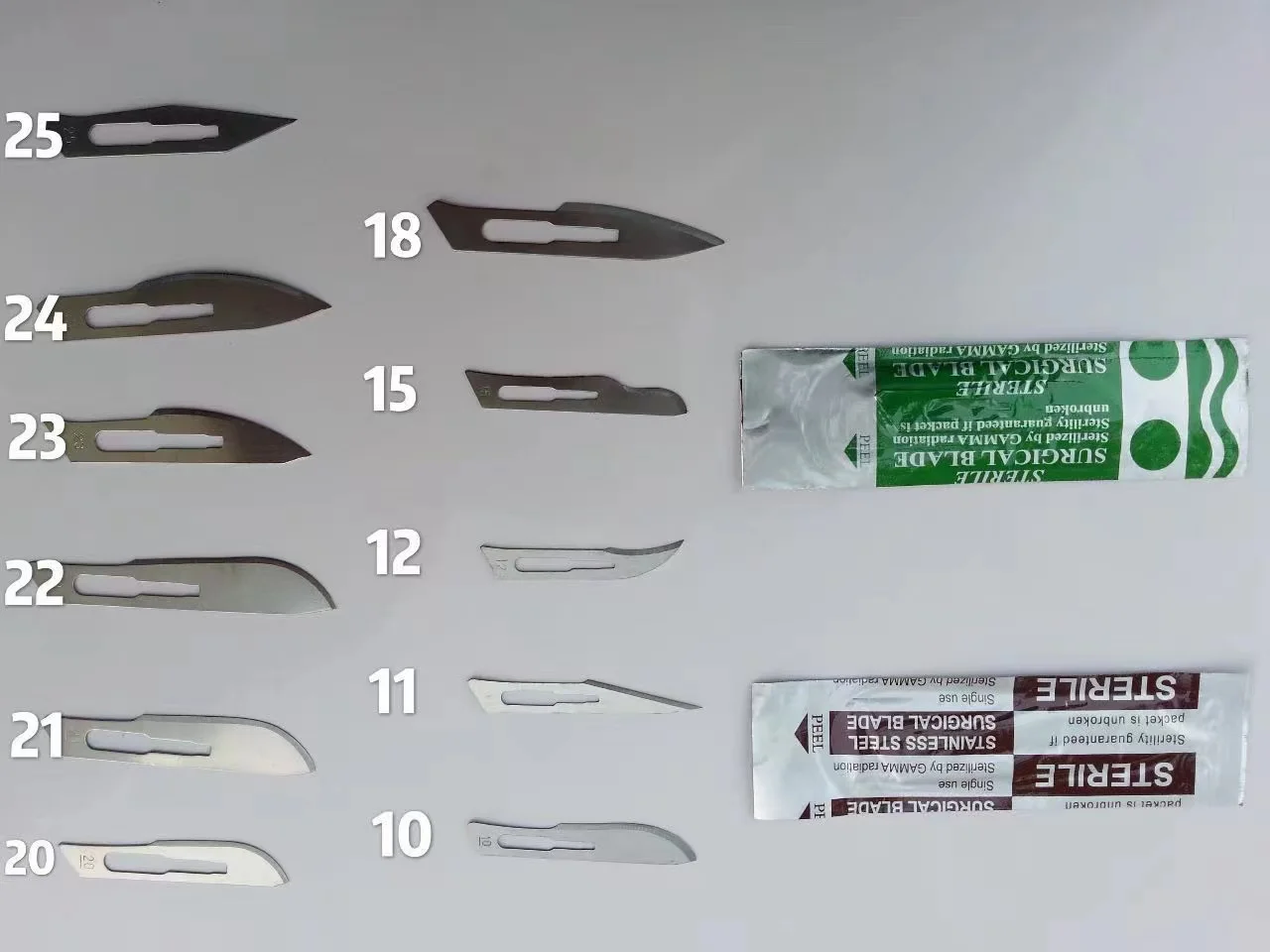 热卖皮肤整平手术刀片 22 号,一次性碳钢手术刀片手术刀刀片 - buy