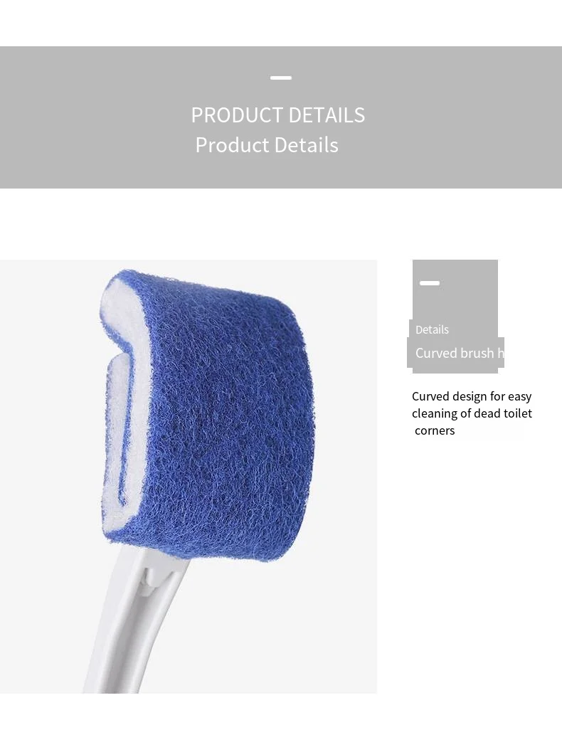 Sanitizer toilet brush No dead Angle soft hair creative toilet brush Toilet clean manufacture