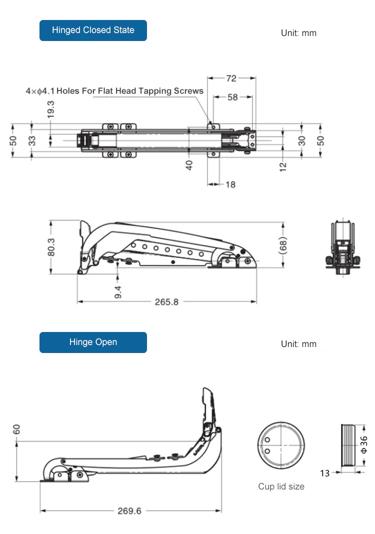Heavy Duty Bus Sliding Door Hinge Bus Door Hinge