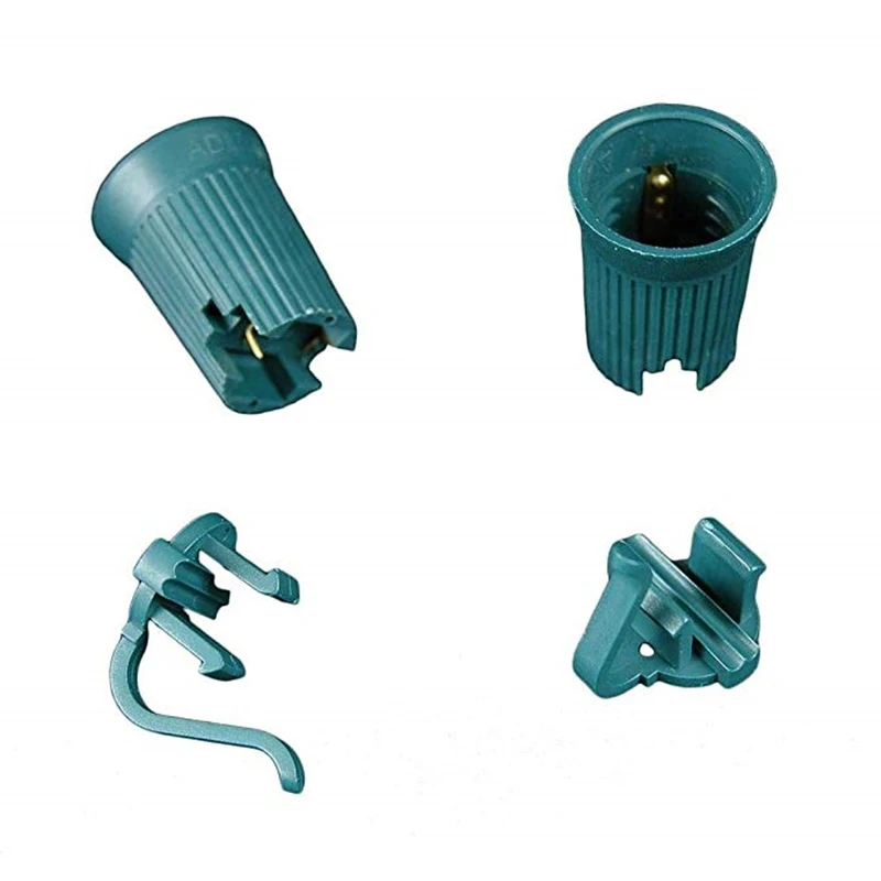 C9 Socket SPT 1 E17 Replacement Sockets Green White Black