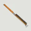 SILVERRubber wood spray color handle stainless steel