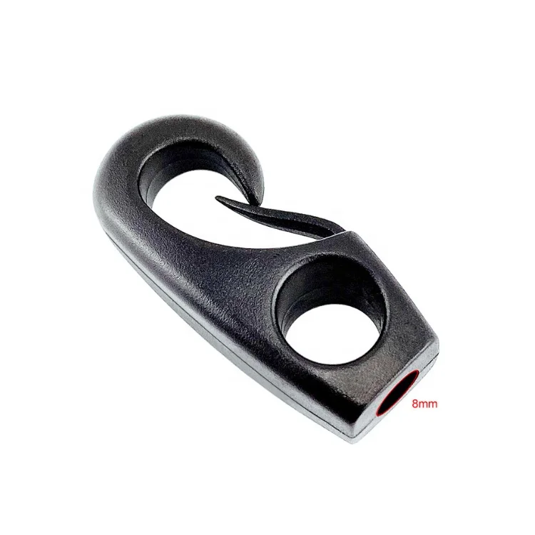 Пластиковая нейлоновая Пряжка амортизирующий шнур зажим крючок для Каяка каноэ веревка